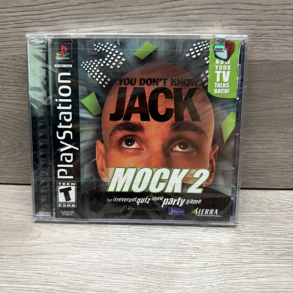 You Don't Know Jack Mock 2 (Sony PlayStation 1, 2000) Brand New/ Factory Sealed